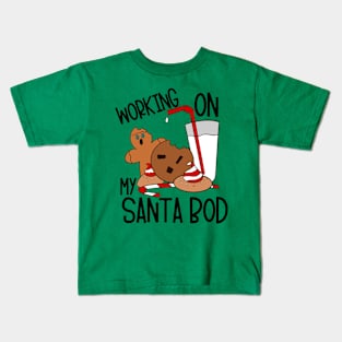 Working On My Santa Bod Kids T-Shirt